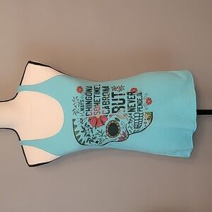 Womens Custom Made Chingona Small Tank Top. EUC